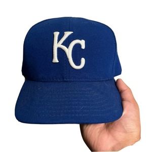 ⭐️ New Era KC Kansas City Royals 2014 World Series Fitted 6 7/8 Baseball Hat Cap